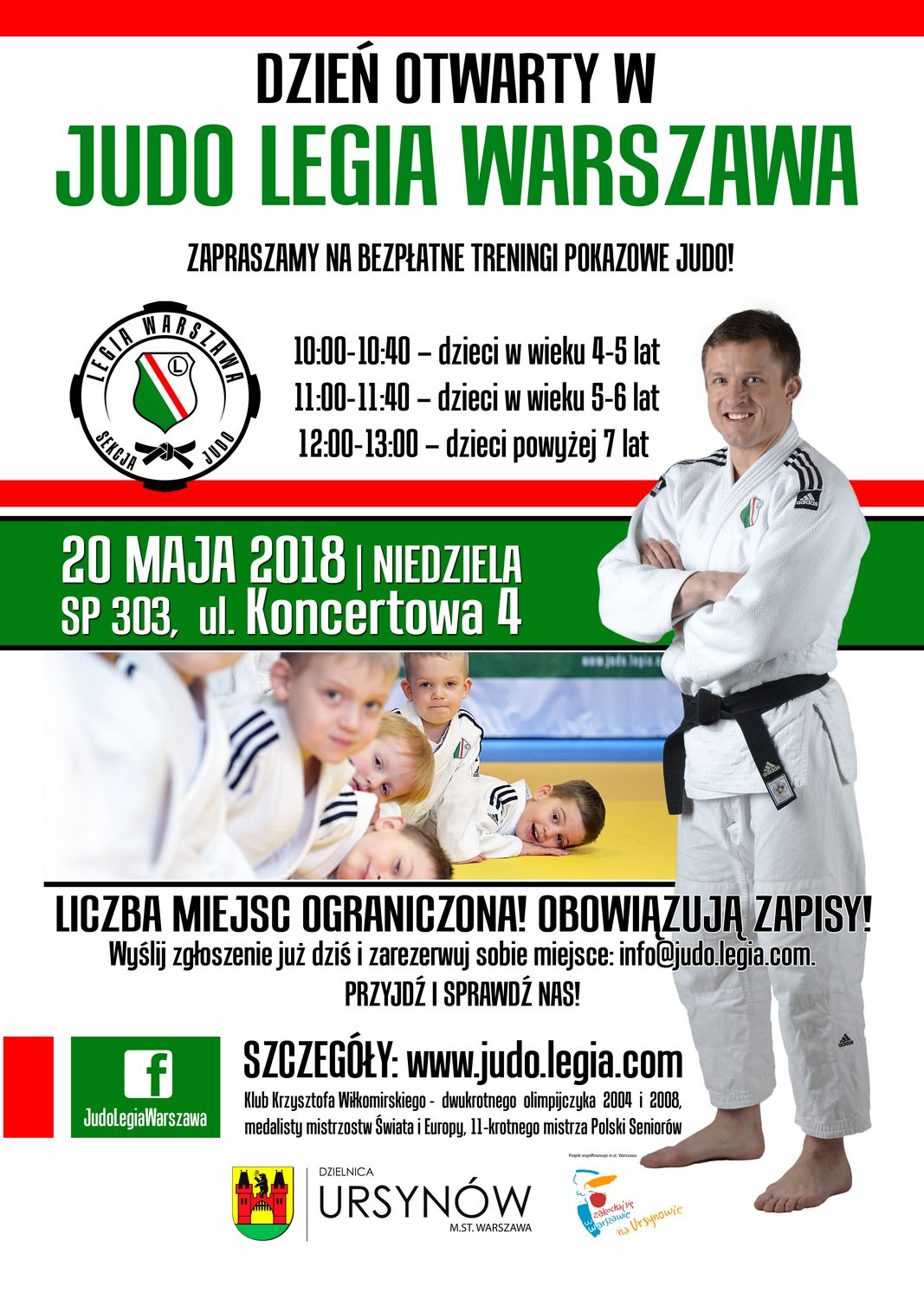 Dzień Otwarty w Judo Legia Warszawa